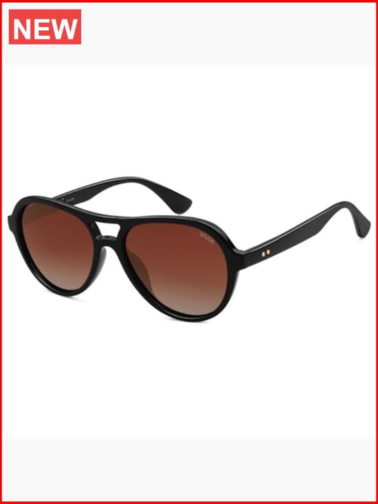 Retro Aviator Polarized Sunglasses UV Protection for Women Men main image 7